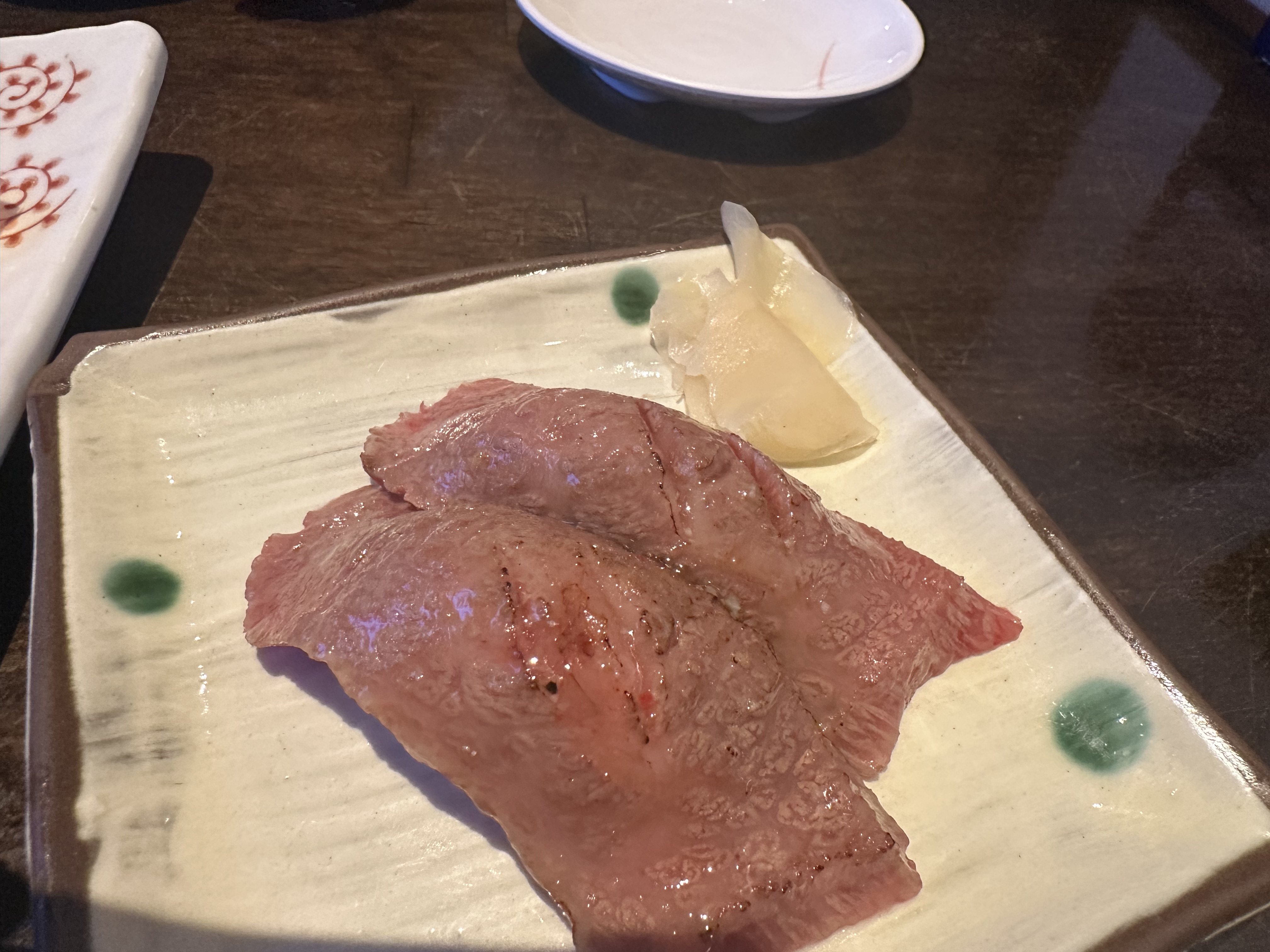 石垣島で食べた和牛にぎり寿司