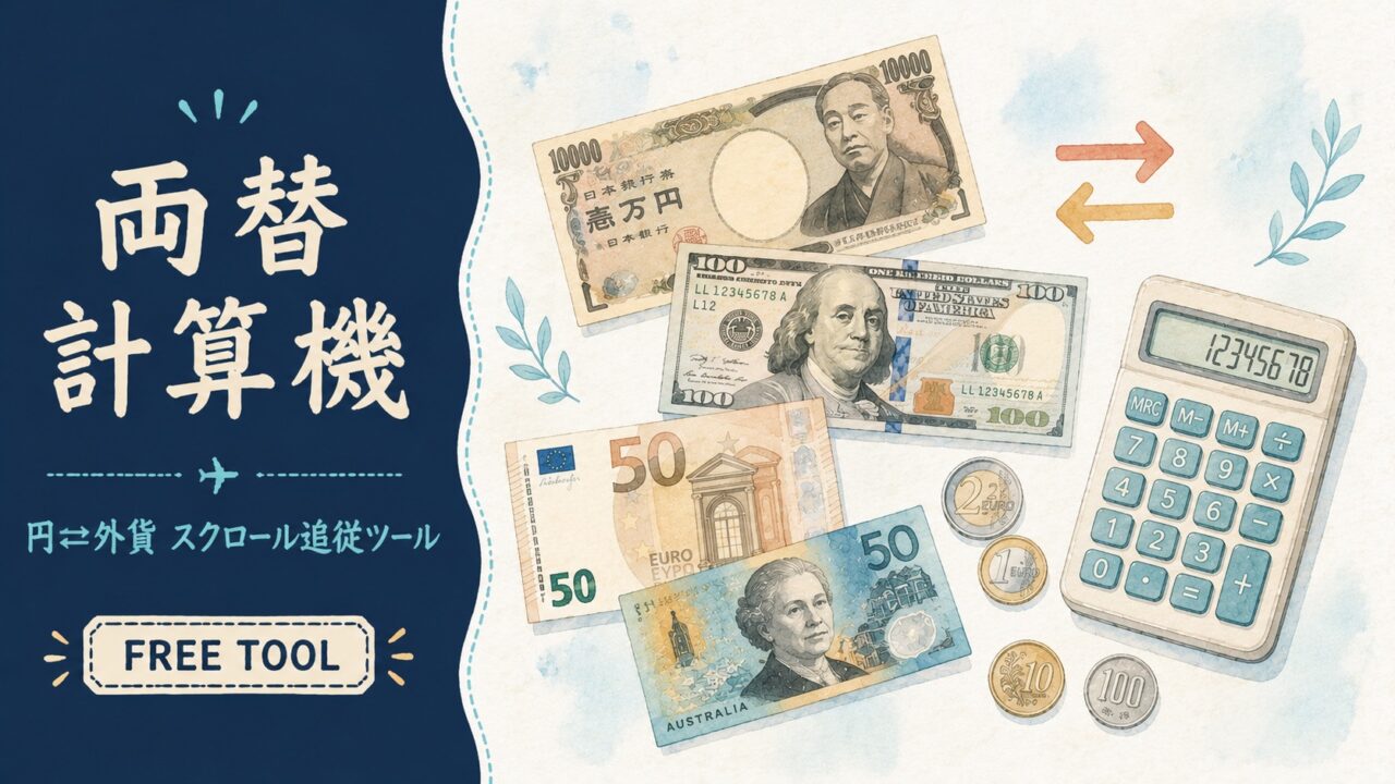 両替計算機ツール アイキャッチ