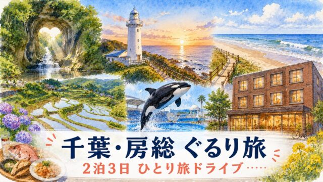 千葉・房総 2泊3日ひとり旅ドライブ