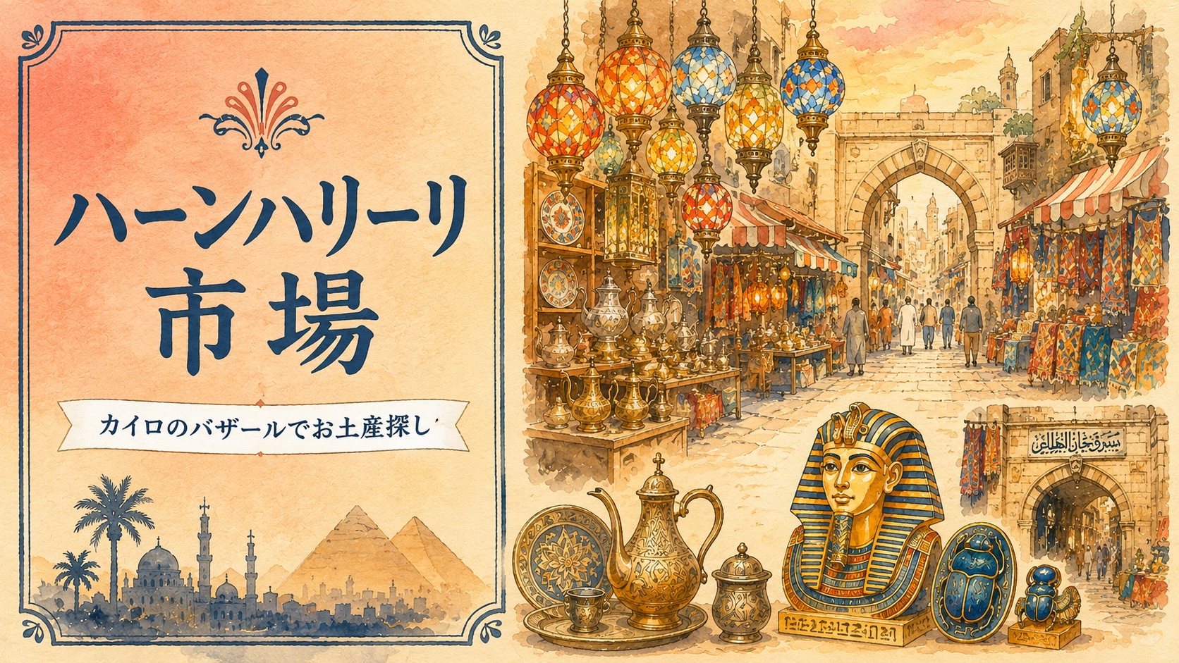 ハーンハリーリ市場の記事アイキャッチ