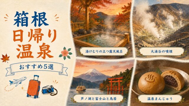 箱根日帰り温泉 おすすめ5選