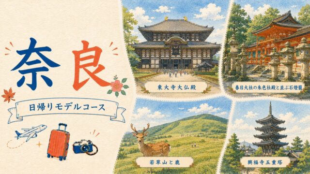 奈良 日帰りモデルコース