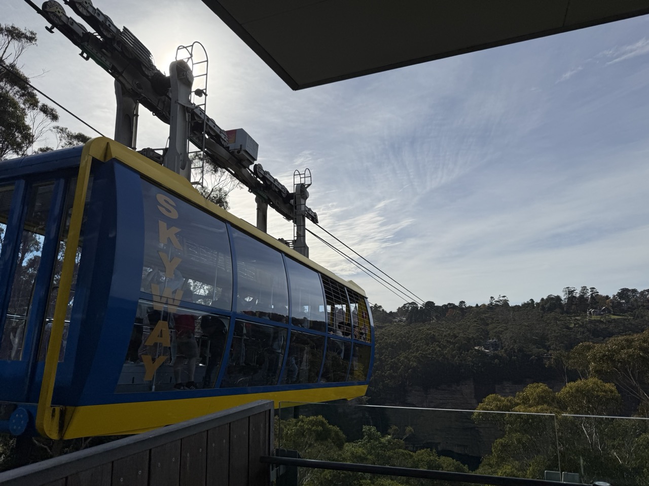シーニックワールド SKYWAY（青と黄のロープウェイ）