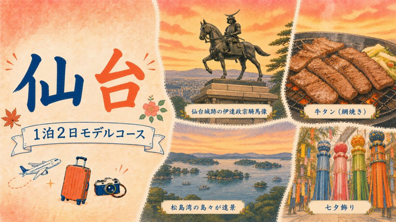 仙台 1泊2日モデルコース