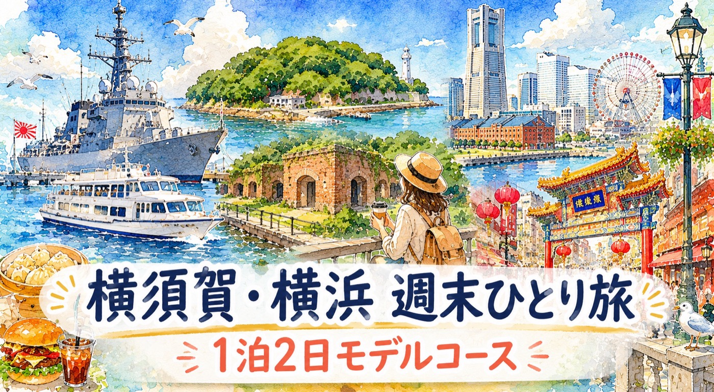 横須賀と横浜の1泊2日ひとり旅
