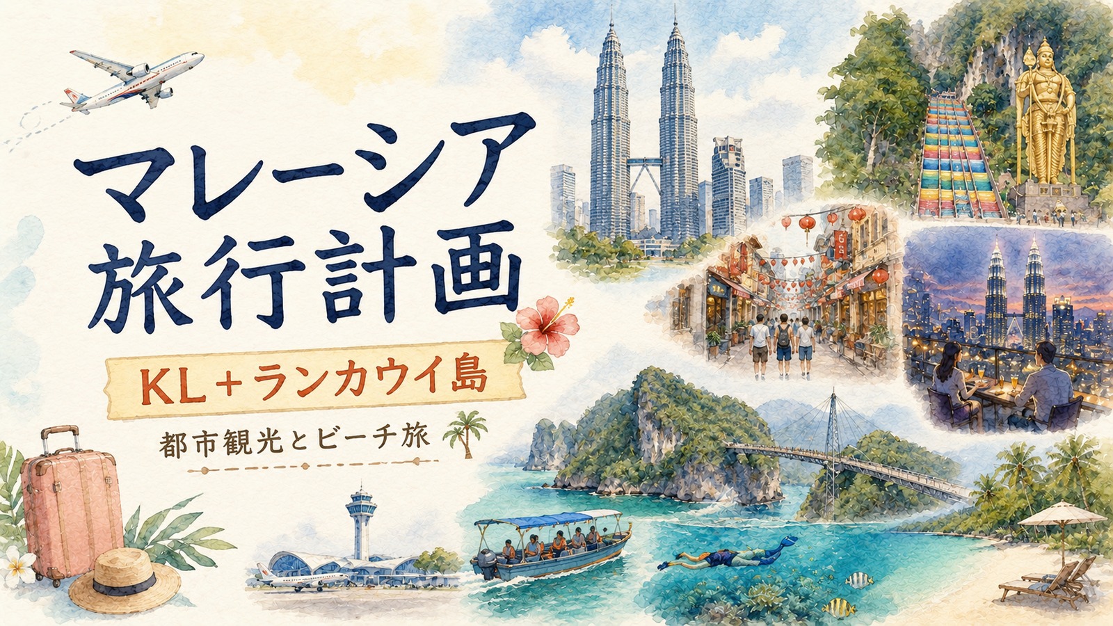 クアラルンプールとランカウイを回るマレーシア旅行モデルコース