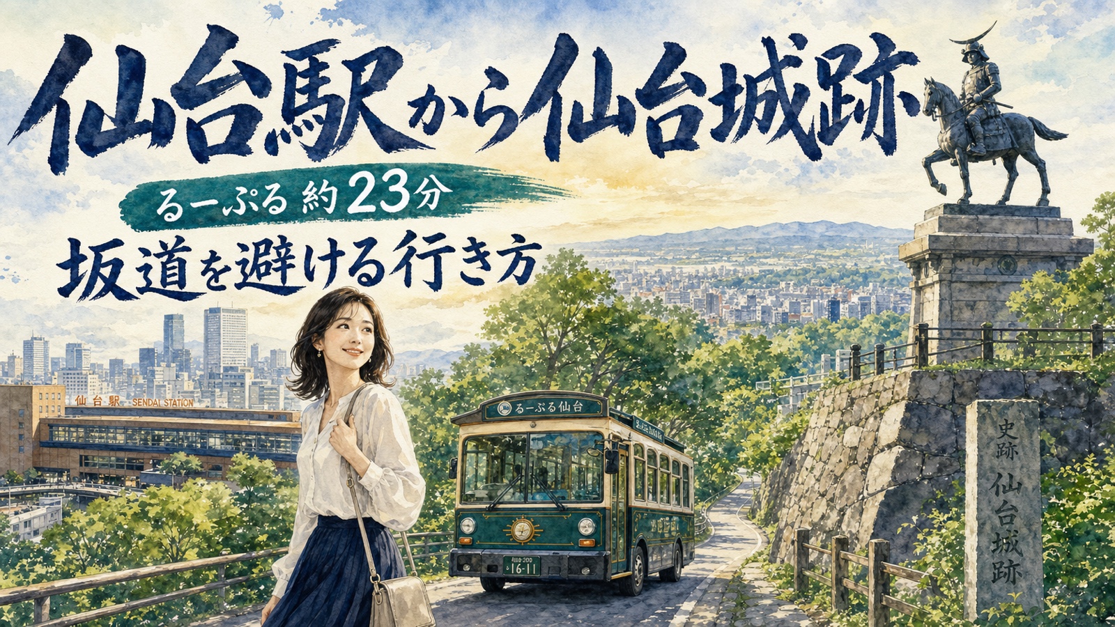 仙台城跡の記事アイキャッチ