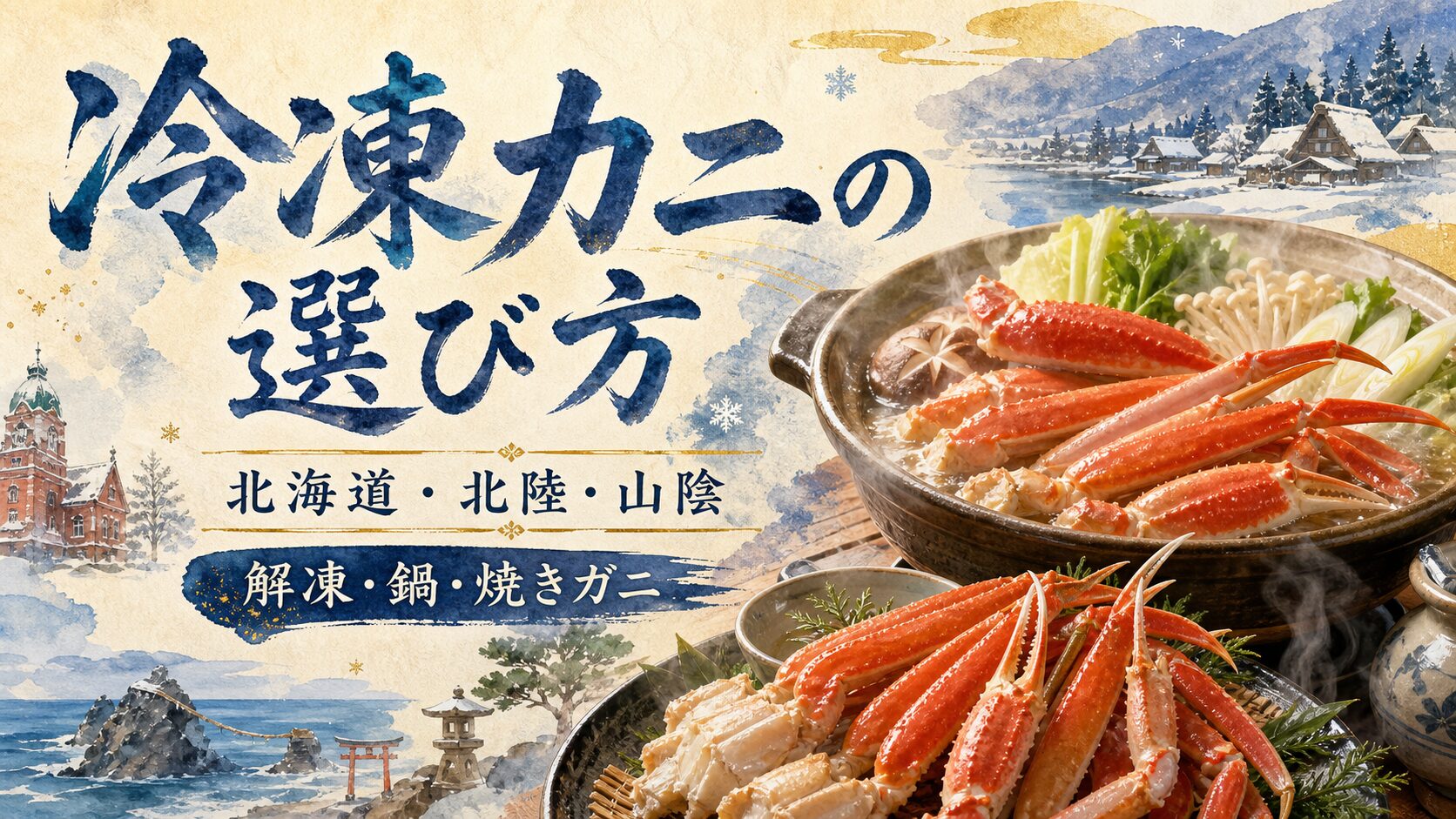 冷凍カニの記事アイキャッチ