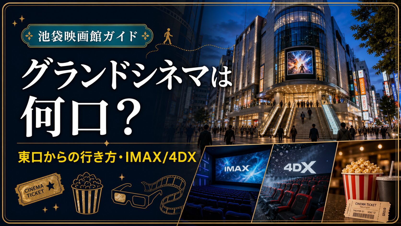 グランドシネマサンシャイン池袋への行き方