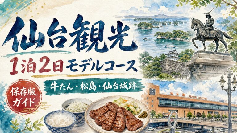 仙台観光1泊2日モデルコースの関連記事アイキャッチ
