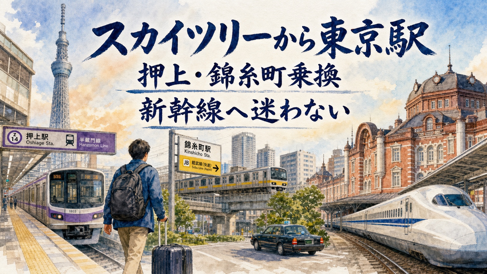 スカイツリーから東京駅への戻り方の記事画像