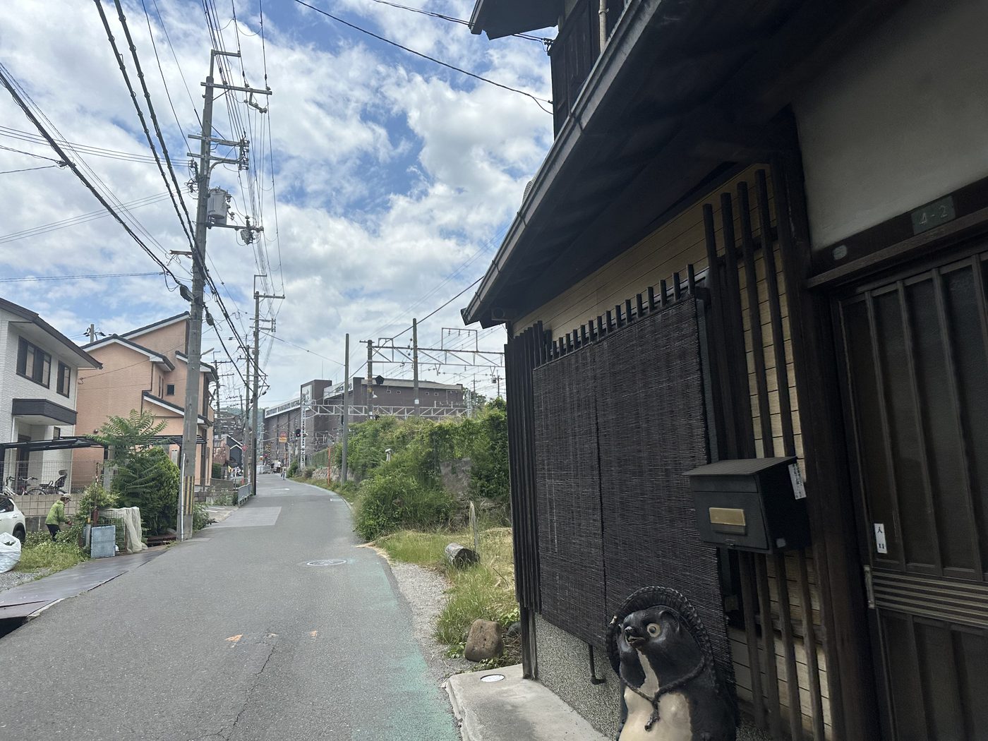 山崎蒸溜所へ続く道